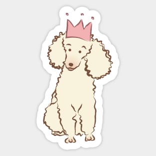 poodle queen Sticker